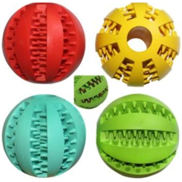 Soft Rubber Pet Ball Teeth Cleaning toys