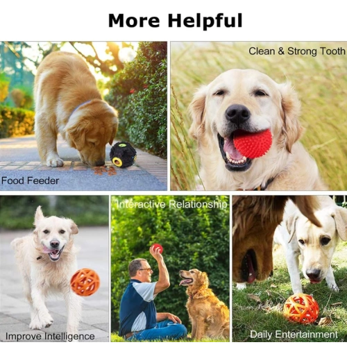 Dog Treat Dispenser Toy Ball